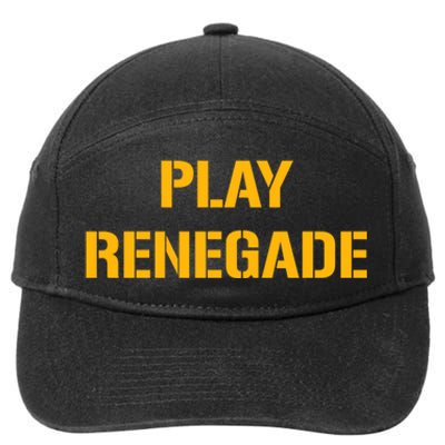 Play Renegade: Pittsburgh Theme 7-Panel Snapback Hat