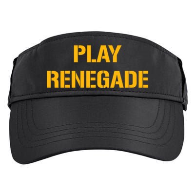 Play Renegade: Pittsburgh Theme Adult Drive Performance Visor