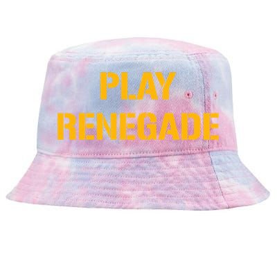 Play Renegade: Pittsburgh Theme Tie-Dyed Bucket Hat