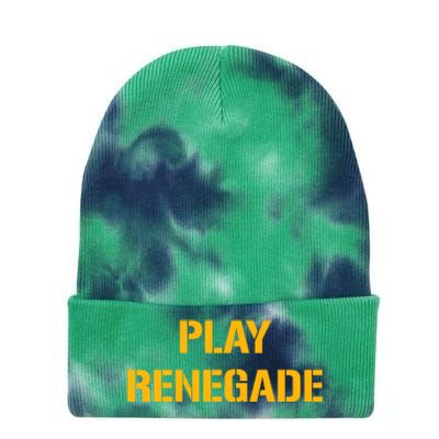 Play Renegade: Pittsburgh Theme Tie Dye 12in Knit Beanie