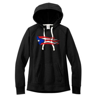 Puerto Rico Women's Fleece Hoodie