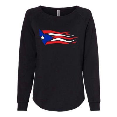 Puerto Rico Womens California Wash Sweatshirt