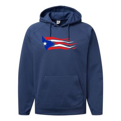 Puerto Rico Performance Fleece Hoodie