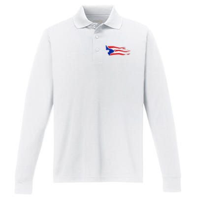 Puerto Rico Performance Long Sleeve Polo