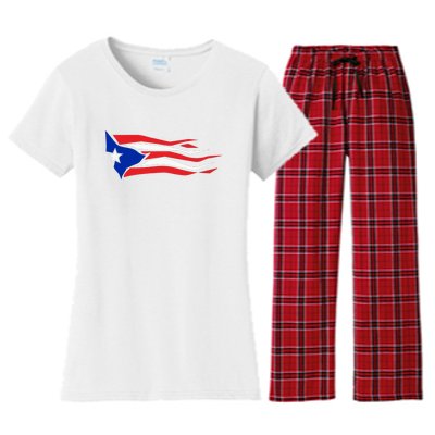 Puerto Rico Women's Flannel Pajama Set