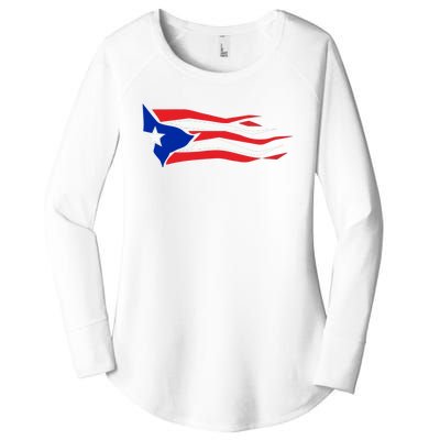 Puerto Rico Women's Perfect Tri Tunic Long Sleeve Shirt