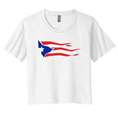 Puerto Rico Women's Crop Top Tee