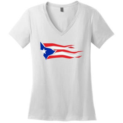 Puerto Rico Women's V-Neck T-Shirt