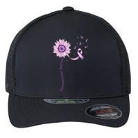 Purple Ribbon Pancreatic Cancer Awareness Flexfit Unipanel Trucker Cap