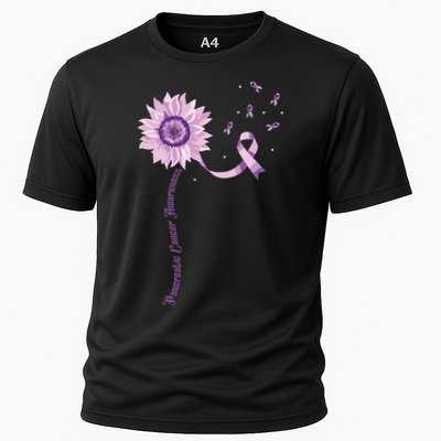 Purple Ribbon Pancreatic Cancer Awareness Performance Shirt