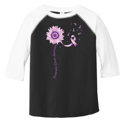 Purple Ribbon Pancreatic Cancer Awareness Toddler Fine Jersey T-Shirt
