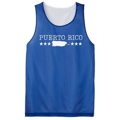 Puerto Rico Pride Proud To Be Puerto Rican Mesh Reversible Basketball Jersey Tank