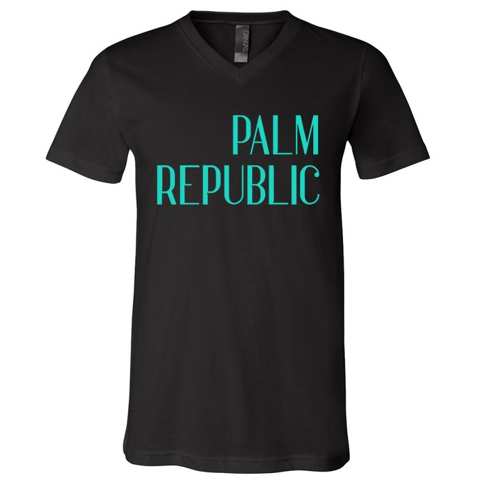 Palm Republic V-Neck T-Shirt