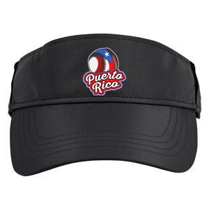 Puerto Rico Pride | Baseball Boricua Flag Adult Drive Performance Visor