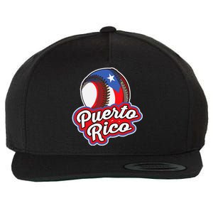 Puerto Rico Pride | Baseball Boricua Flag Wool Snapback Cap