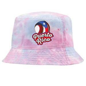 Puerto Rico Pride | Baseball Boricua Flag Tie-Dyed Bucket Hat