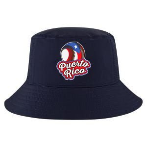 Puerto Rico Pride | Baseball Boricua Flag Cool Comfort Performance Bucket Hat