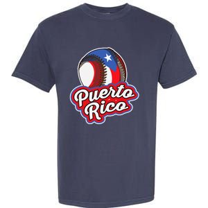 Puerto Rico Pride | Baseball Boricua Flag Garment-Dyed Heavyweight T-Shirt