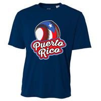 Puerto Rico Pride | Baseball Boricua Flag Cooling Performance Crew T-Shirt