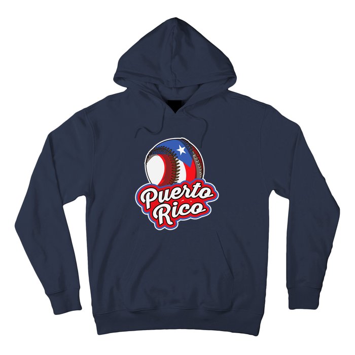 Puerto Rico Pride | Baseball Boricua Flag Hoodie