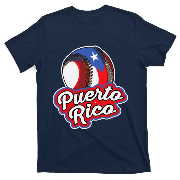 Puerto Rico Pride | Baseball Boricua Flag T-Shirt