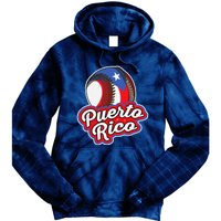 Puerto Rico Pride | Baseball Boricua Flag Tie Dye Hoodie