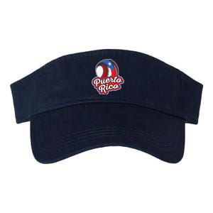 Puerto Rico Pride | Baseball Boricua Flag Valucap Bio-Washed Visor