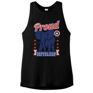 Proud Republican Political Ladies PosiCharge Tri-Blend Wicking Tank