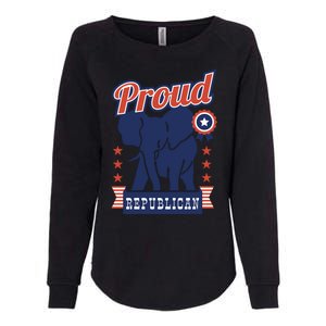 Proud Republican Political Womens California Wash Sweatshirt