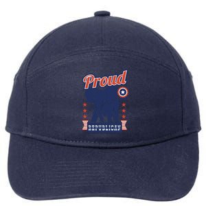 Proud Republican Political 7-Panel Snapback Hat