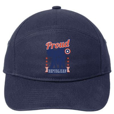 Proud Republican Political 7-Panel Snapback Hat