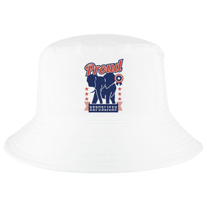 Proud Republican Political Cool Comfort Performance Bucket Hat