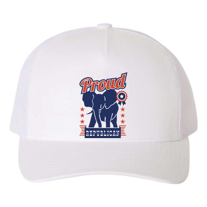 Proud Republican Political Yupoong Adult 5-Panel Trucker Hat