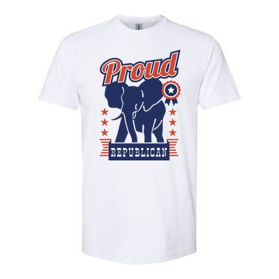 Proud Republican Political Softstyle CVC T-Shirt