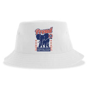 Proud Republican Political Sustainable Bucket Hat