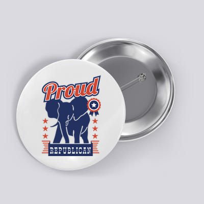 Proud Republican Political Button