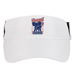 Proud Republican Political Adult Drive Performance Visor