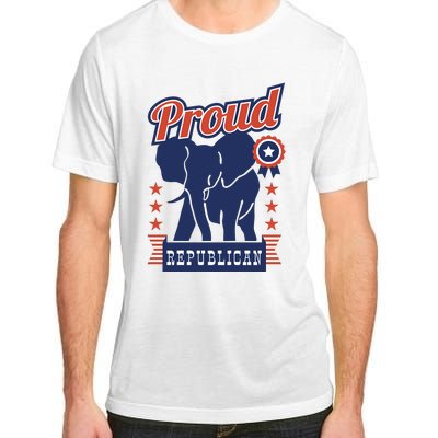 Proud Republican Political Adult ChromaSoft Performance T-Shirt