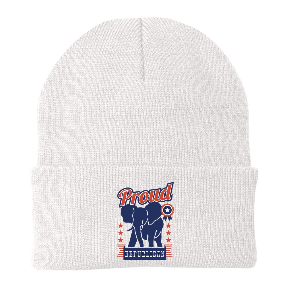 Proud Republican Political Beanie