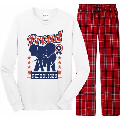 Proud Republican Political Long Sleeve Pajama Set