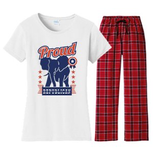 Proud Republican Political Women's Flannel Pajama Set