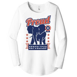 Proud Republican Political Women's Perfect Tri Tunic Long Sleeve Shirt