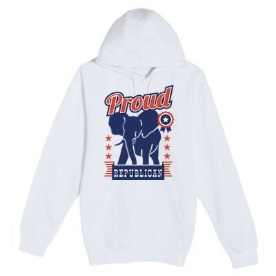 Proud Republican Political Premium Pullover Hoodie