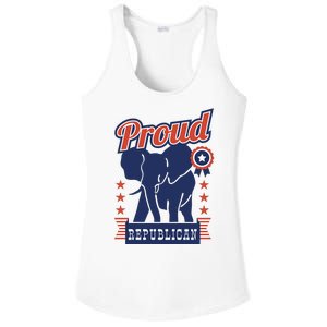 Proud Republican Political Ladies PosiCharge Competitor Racerback Tank