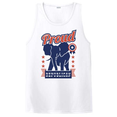 Proud Republican Political PosiCharge Competitor Tank