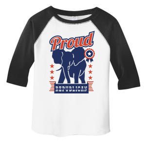 Proud Republican Political Toddler Fine Jersey T-Shirt