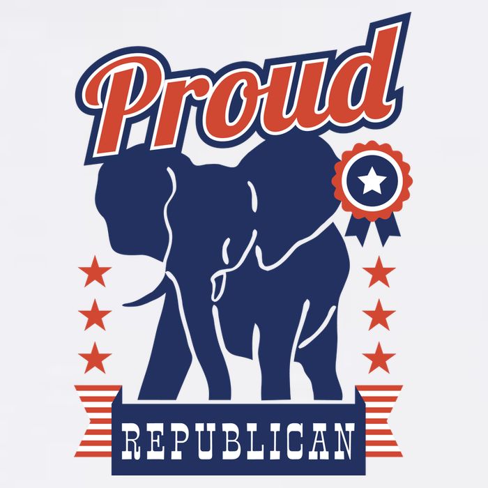 Proud Republican Political Visor