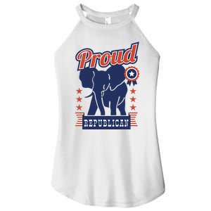 Proud Republican Political Women's Perfect Tri Rocker Tank