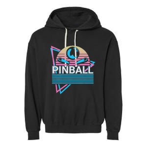 Pinball Retro Garment-Dyed Fleece Hoodie