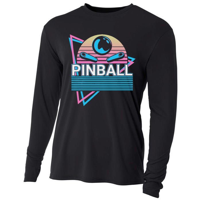 Pinball Retro Cooling Performance Long Sleeve Crew